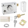 LDEXIN Home Safety Vertical Keyway Cylinder Deadbolt Rim Lock Set