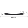 10Pcs Tie Down Cords,10in Bungee Cords, Black Rubber Heavy Duty