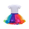 Nuolich Little Girls Unicorn Birthday Party Outfit, Unicorn Tutu Dress,