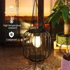 FREEPOWER Solar Lanterns Outdoor Waterproof - Set of 2 LED