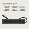 Belkin Surge Protector Power Strip with 6 AC Outlets, 6ft/1.8M