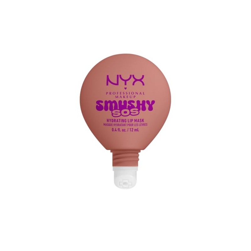 NYX Professional Makeup, Smushy SOS, Mascarilla Hidratante para Labios, Tono