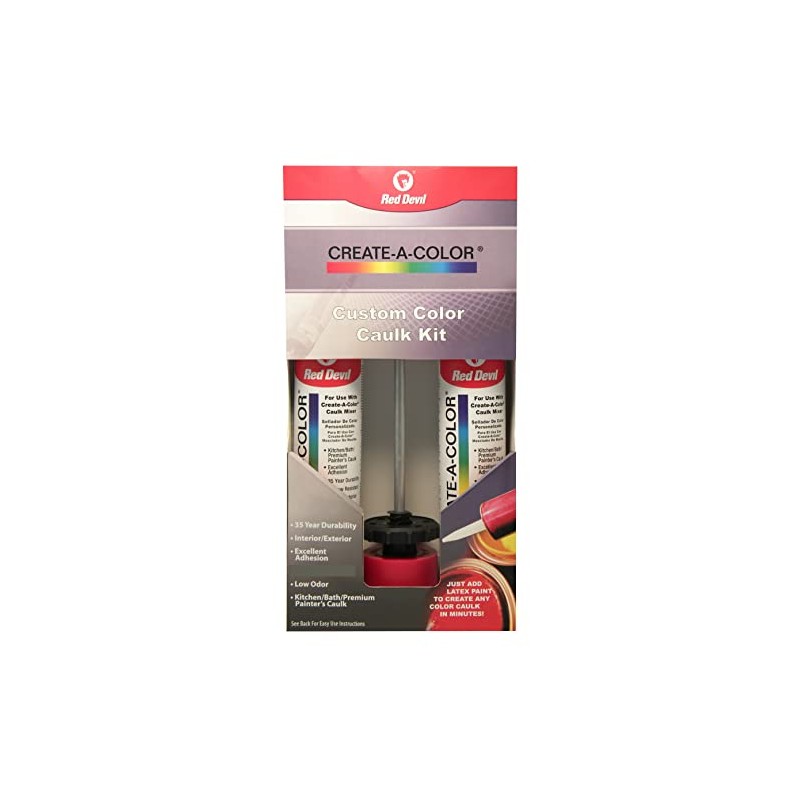 Red Devil 4074 Create-A-Color Caulk Kit, (Pack of 6)