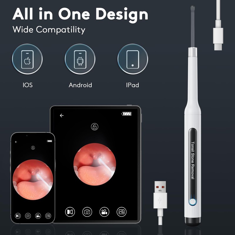 Tonsil Stone Remover with Camera - Upgraded Tonsil Stone Remover