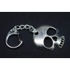 Miniblings Skull Key Chain Pendant Key Ring Skull Silver