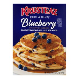 Krusteaz Light & Fluffy Complete Pancake Mix, Blueberry, 25.2 OZ (Pack of 2) - SET OF 2