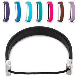 Snappbandz ANXIETY BRACELET for All-Day Stress Relief and Positive Mental Focus; Black Small