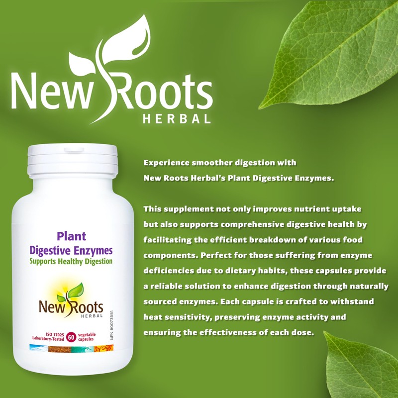 NEW ROOTS HERBAL New Roots Herbal Plant Digestive Enzymes 60