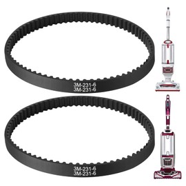 KeeTidy Vacuum Belts Replacement Compatible with Shark Rotator Lift-Away Vacuum Cleaner NV752 NV500 NV501 NV502 NV503 NV505 NV500W NV400 (Pack of 2)