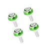Partuto 4pcs 6mm Metal Motorcycle License Plate Frame Bolt Screw