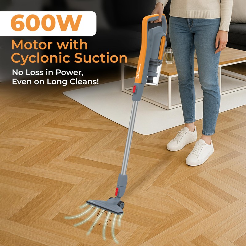 Koblenz Atlas Stick Vac 3-in-1 Cyclonic Vacuum Cleaner, HEPA Filtration,