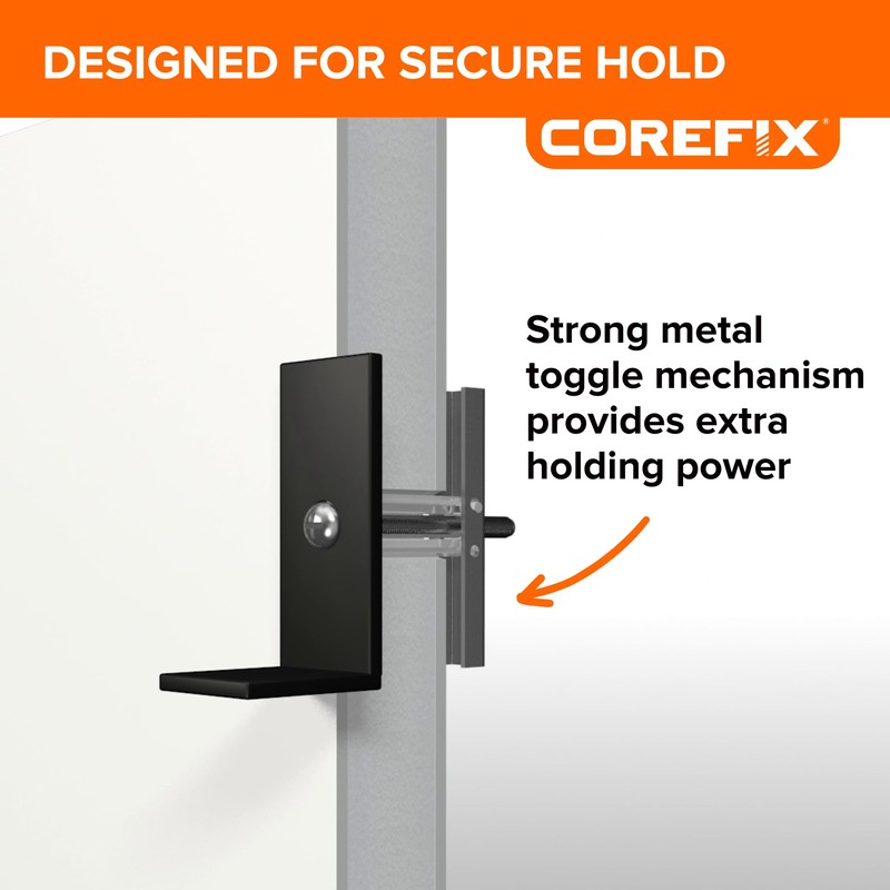 Corefix Strap Cavity Wall Fixing 8 Pack (M5x40mm), Heavy Duty