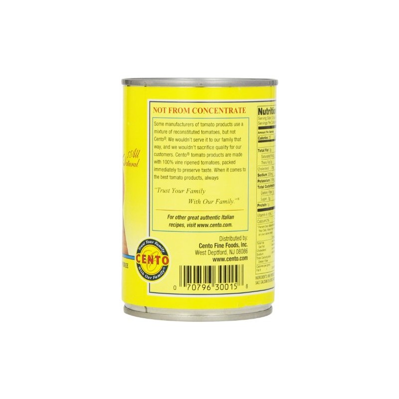 Cento Petite Diced Tomatoes, 14.5 Ounce Cans (Pack of 12)
