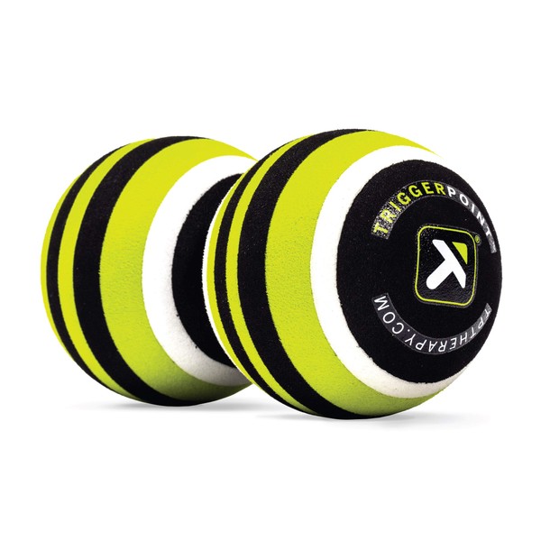 TriggerPoint 03314 MB2 Massage Ball, Roller, For Neck and Back, Myofascial Release, Stretch Ball, Green