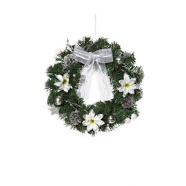 Heitmann Deco Christmas Wreath - Christmas Door Wreath - Decorated Wreath Made of Pine Branches