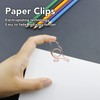 100Pcs Paper Clips Cute Look Note Clip Marking Document Organizing