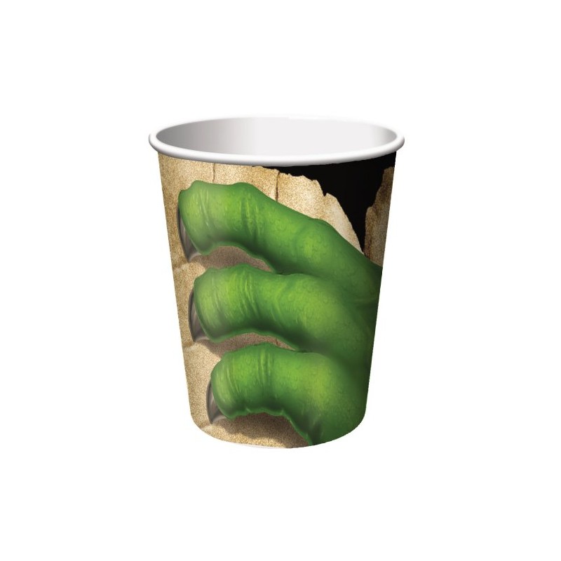 Creative Converting Dino Blast 8 Count Paper Cups, 9-Ounce