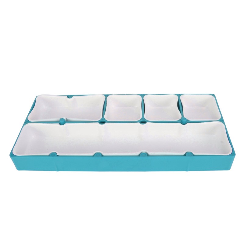 Watch Parts Storage Box Stackable 5 Compartments Acrylic Rubber Watch