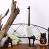 Ogrmar Cast Iron Giraffe Paper Holder Decorative Bathroom Toilet Paper