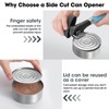 Beneno Can Opener, Manual Side Safe Cut Can Opener Smooth