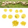 100pcs Livestock Ear Tag Anti Dropping Pig Round Ear Tag