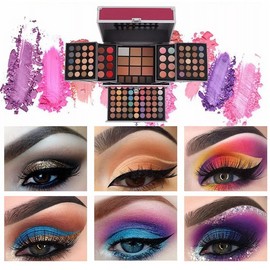 Kit De Maquillaje Maletin Rosa