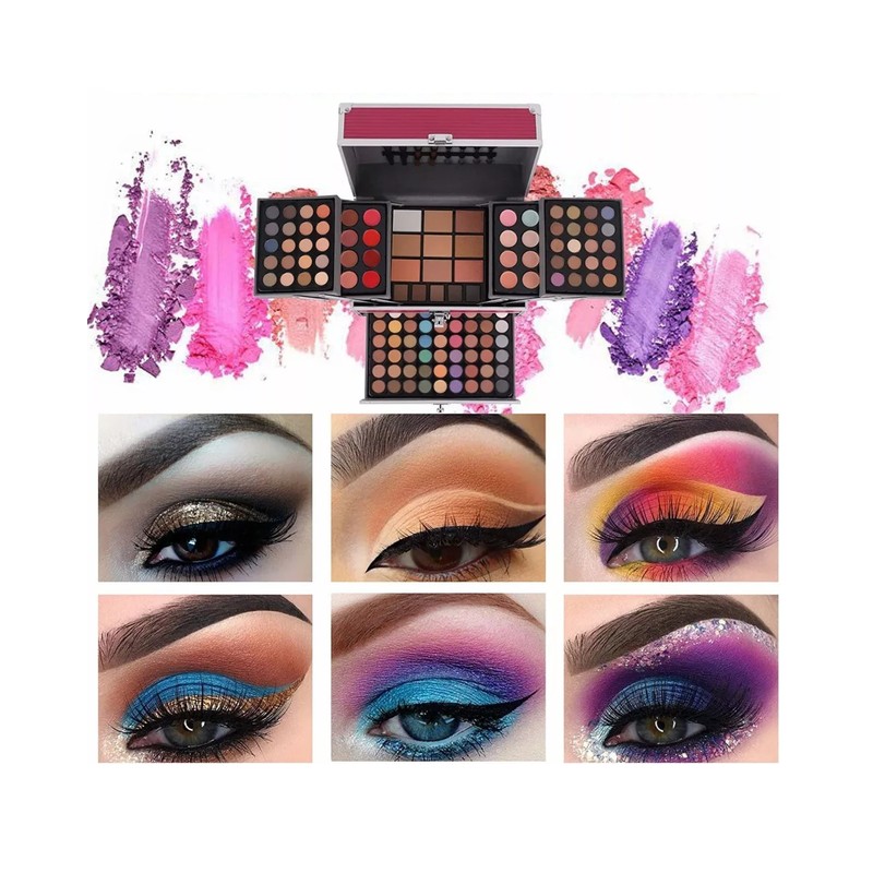 Kit De Maquillaje Maletin Rosa