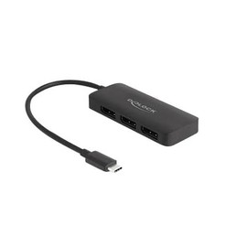 DeLOCK DisplayPort Splitter USB-C > 3x DisplayPort Splitter MST 4K 60Hz