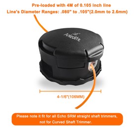 A ANLEOLIFE String Trimmer Head SRM-225 for Echo Eater Speed-Feed 400 SRM-230 SRM-210 SRM2100 SRM225 PAS210 PAS225 PAS230 PAS260 Fit Echo Straight Shaft SRM Model Trimmers(2 Pack)
