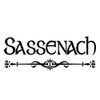 Sassenach with Line Underneath Vinyl Decal Sticker
