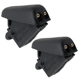 Click&Fit Adjustable Windshield Washer Nozzles Replacement for Ford Focus Mk3 2012-2018, Mondeo 2007-2014, Fiesta 2001-2007, C-max; wiper spray jet (2-Way)