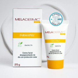 Crema Facial Aclaradora Despigmentante de Da con Filtro Solar Mineral Meladermic Day 25g Manchas en la Cara                                           