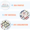 COOMICKEY Custom Keycaps 130 Keys Cute Keycaps Dye Sublimation PBT