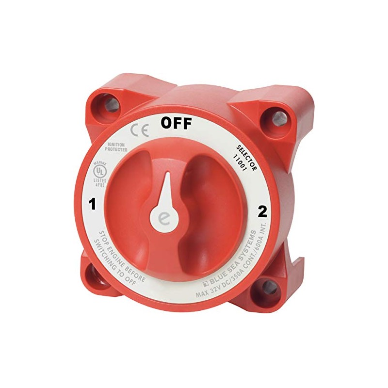 Blue Sea Systems e-Series Battery Switch with Alternator Field Disconnect