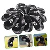 Kisangel 10pcs Golf Club Headcovers Magnetic Putter Covers Neoprene Golfing