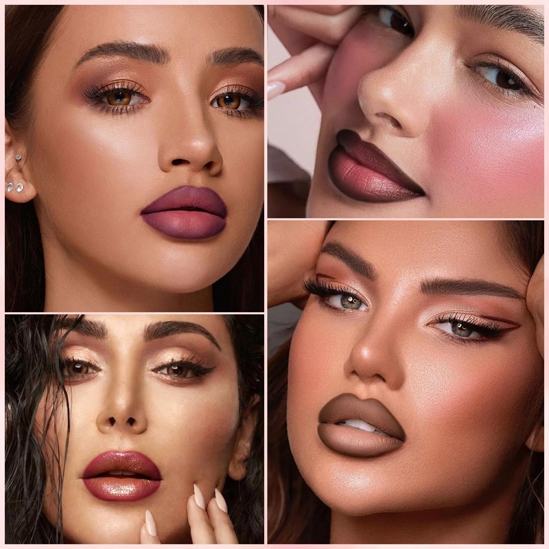 2 in 1 Gradient Lip Liner and Matte Lip Gloss