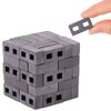SUPERFINDINGS 50Pcs Mini Cinder Blocks For 1:12 Diorama Dollhouse Building