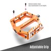 Funn Funndamental Flat Pedals - Wide Platform Pedals for BMX/MTB,