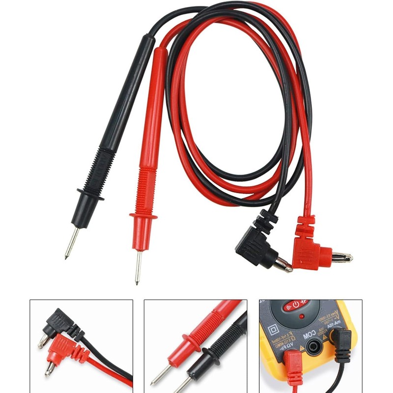 1000V 20A 10A Digital Multimeter Sample Test Leads Pin Needle