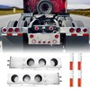Grandroad Auto 30" Stainless Steel Mud Flap Hanger Set for