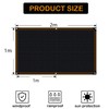 BCBIG Rectangular Sun Shade Sail for Balcony, Shade Net Greenhouse