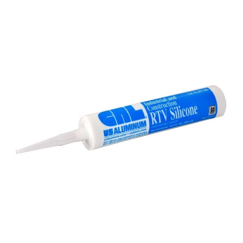 CRL Aluminum RTV408 Neutral Cure Silicone - Cartridge