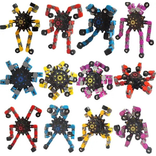 Transformable Fidget Spinner Toy, Hand Finger Spinner Creative Fingertip Mechanical