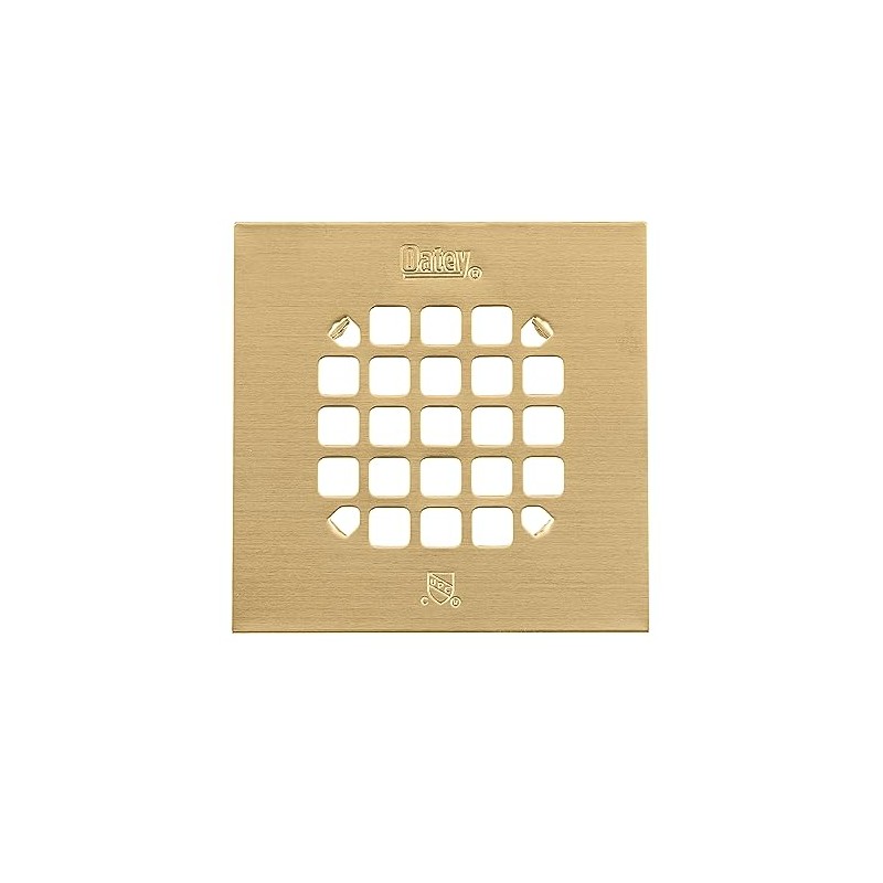 Oatey 42361 Universal 4-1/4 in. Snap-Tite Square Shower Strainer in