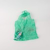 Eco Friendly Foldable Shopping Bag - Flamingo Design, Turquoise, One