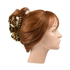 5 Inch Fashion Jaw Clip Hair Claw - Gold