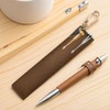 Pen Case, Cowhide Leather, Pen Holder, Pen Holder, Slim, Simple,