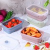 Mifoci 6 Pcs Silicone Containers for Food Collapsible Food Storage
