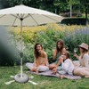 MILIMOLI Foldable Portable Beach Umbrella Stand - Portable Patio Umbrella