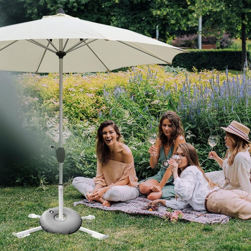 MILIMOLI Foldable Portable Beach Umbrella Stand - Portable Patio Umbrella
